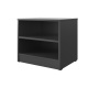 SMARTBett bedside table 40 cm with one drawer Anthracite/Concrete