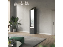 SMARTBett wardrobe 50cm with mirrored door