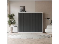 SMARTBett wall bed WAVES anthracite