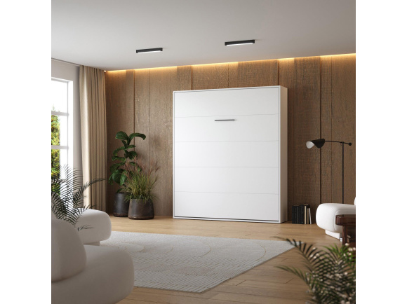 Murphy bed M1 180x200 Vertical White/White