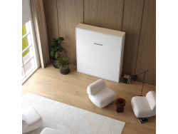 Murphy bed M1 180x200 Vertical White/White