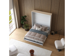 Murphy bed M1 180x200 Vertical White/White