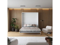 Murphy bed M1 180x200 Vertical White/White