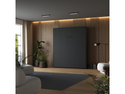 Murphy bed M1 180x200 Vertical Anthracite/Anthracite