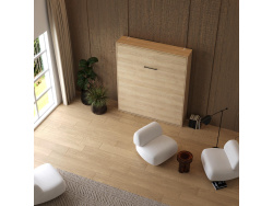 Murphy bed M1 180x200 Vertical Kaisersberg oak