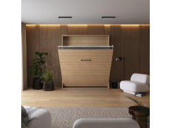 Murphy bed M1 180x200 Vertical Kaisersberg oak
