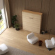 Murphy bed M1 180x200 Vertical Kaisersberg oak