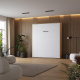 Murphy bed M1 180x200 Vertical Kaisersberg Oak/White