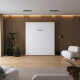 Murphy bed M1 180x200 Vertical Kaisersberg Oak/White