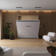 Murphy bed M1 180x200 Vertical Kaisersberg Oak/White