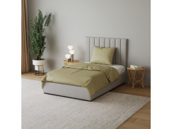 Satin bed linen CASABEL 155x220cm (2 pieces) with zipper