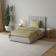 Satin bed linen CASABEL 155x220cm (2 pieces) with zipper