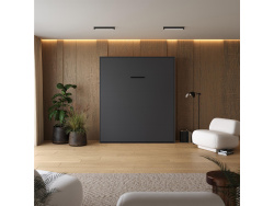 Murphy bed M1 180x200 Vertical Anthracite incl.upholstered frame