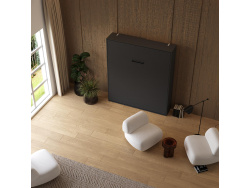 Murphy bed M1 180x200 Vertical Anthracite incl.upholstered frame