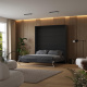Murphy bed M1 180x200 Vertical Anthracite incl.upholstered frame