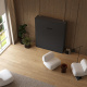 Murphy bed M1 180x200 Vertical Anthracite incl.upholstered frame
