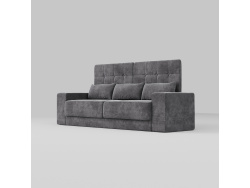 Schrankbett M1 180x200 Vertikal inkl.SOFA Anthrazit/Anthrazit