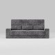 Schrankbett M1 180x200 Vertikal inkl.SOFA Anthrazit/Anthrazit
