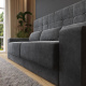 Wardrobe bed M1 180x200 vertical incl. SOFA anthracite/anthracite