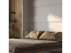 Murphy bed M1 180x200 Vertical Pearl gray/Pearl gray