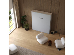 Murphy bed M1 180x200 Vertical Pearl gray/Pearl gray