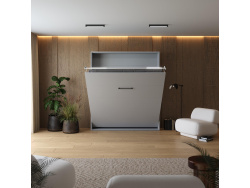 Murphy bed M1 180x200 Vertical Pearl gray/Pearl gray