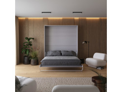 Murphy bed M1 180x200 Vertical Pearl gray/Pearl gray