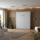 Murphy bed M1 180x200 Vertical Pearl gray/Pearl gray