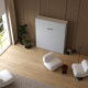 Murphy bed M1 180x200 Vertical Pearl gray/Pearl gray