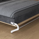 Murphy bed M1 180x200 Vertical Anthracite/Kaiserberg Oak incl.upholstered frame