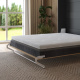 Murphy bed M1 180x200 Vertical Anthracite/Kaiserberg Oak incl.upholstered frame