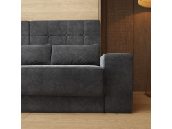Schrankbett M1 180x200 Vertikal Kaiserberg Eiche inkl.SOFA Anthrazit