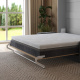 Murphy bed M1 180x200 vertical  Pearl grey/Kaiserberg Oak incl. SOFA Anthracite