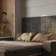 Murphy bed M1 180x200 vertical  Pearl grey/Kaiserberg Oak incl. SOFA Anthracite