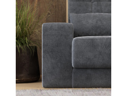 Murphy bed M1 180x200 vertical Anthracite/Kaiserberg Oak incl. SOFA  Anthracite