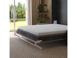 Murphy bed M1 180x200 vertical Anthracite/Kaiserberg Oak incl. SOFA  Anthracite