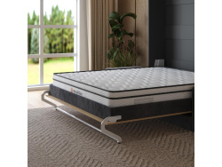 Murphy bed M1 180x200 vertical Anthracite/Kaiserberg Oak incl. SOFA  Anthracite