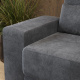 Murphy bed M1 180x200 vertical Anthracite/Kaiserberg Oak incl. SOFA  Anthracite