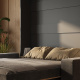 Murphy bed M1 180x200 vertical Anthracite/Kaiserberg Oak incl. SOFA  Anthracite