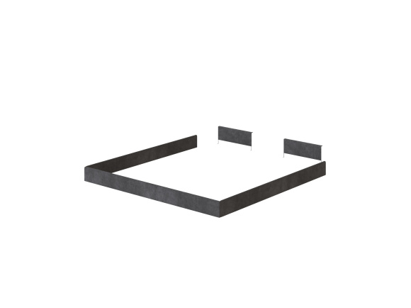 SMARTBett Polsterrahmen M1 180x200 Vertikal Anthrazit