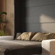 Murphy bed M1 180x200 vertical Anthracite incl. SOFA  White