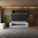 Murphy bed M1 180x200 vertical Anthracite incl. SOFA  White