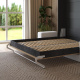 Schrankbett M1 180x200 Vertikal Anthrazit/Kaiserberg Eiche inkl.SOFA Weiss
