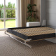 Murphy bed M1 180x200 vertical  Pearl grey/Kaiserberg Oak incl. SOFA White