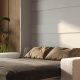 Murphy bed M1 180x200 vertical  Pearl grey/Kaiserberg Oak incl. SOFA White