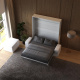 Schrankbett M1 180x200 Vertikal Weiss inkl.SOFA Weiss