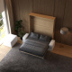 Murphy bed M1 180x200 vertical Kaiserberg  Oak incl. SOFA  White