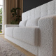 Murphy bed with Sofa M1 180x200 vertical Kaiserberg  Oak/Anthracite SOFA  White