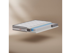 Taschenfederkernmatratze Cloud Smart Comfort mit integriertem Topper  H4 7-Zonen 160x200