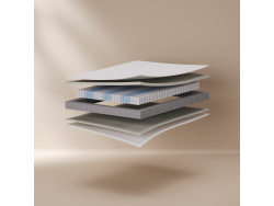 Taschenfederkernmatratze Cloud Smart Comfort mit integriertem Topper  H4 7-Zonen 160x200